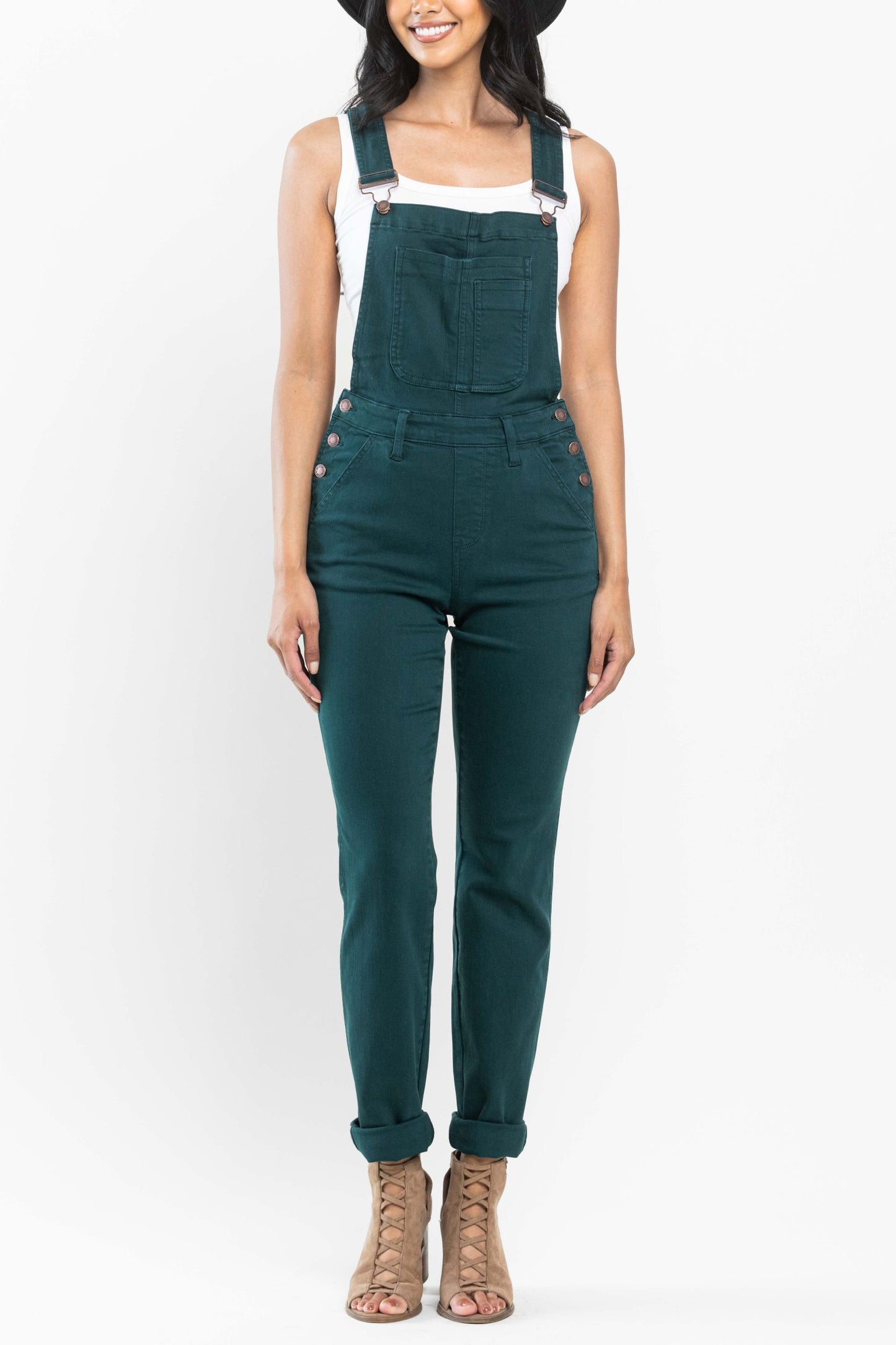 Teal Overalls