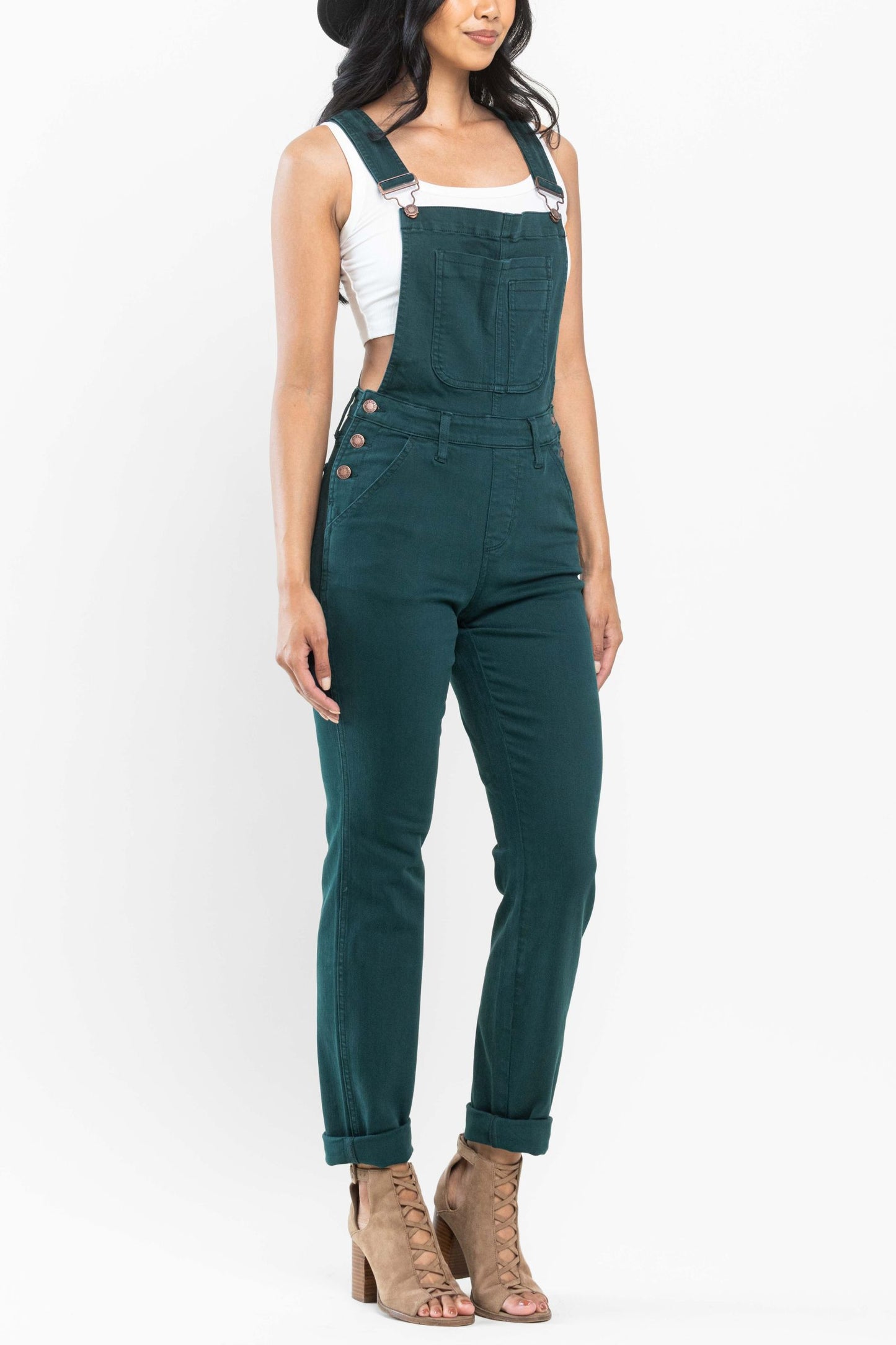 Teal Overalls