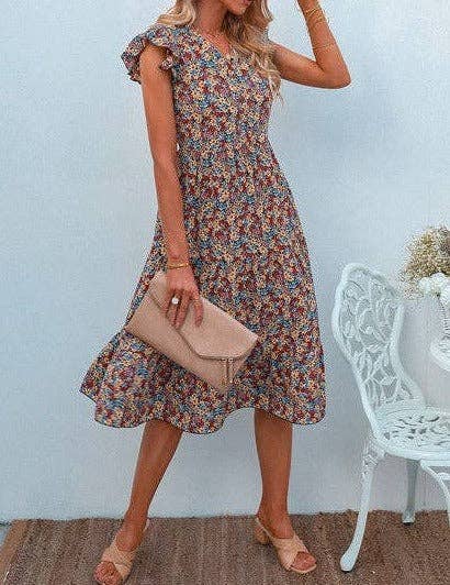 Floral Midi Dress