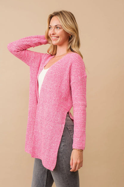 Pink Knit Cardigan