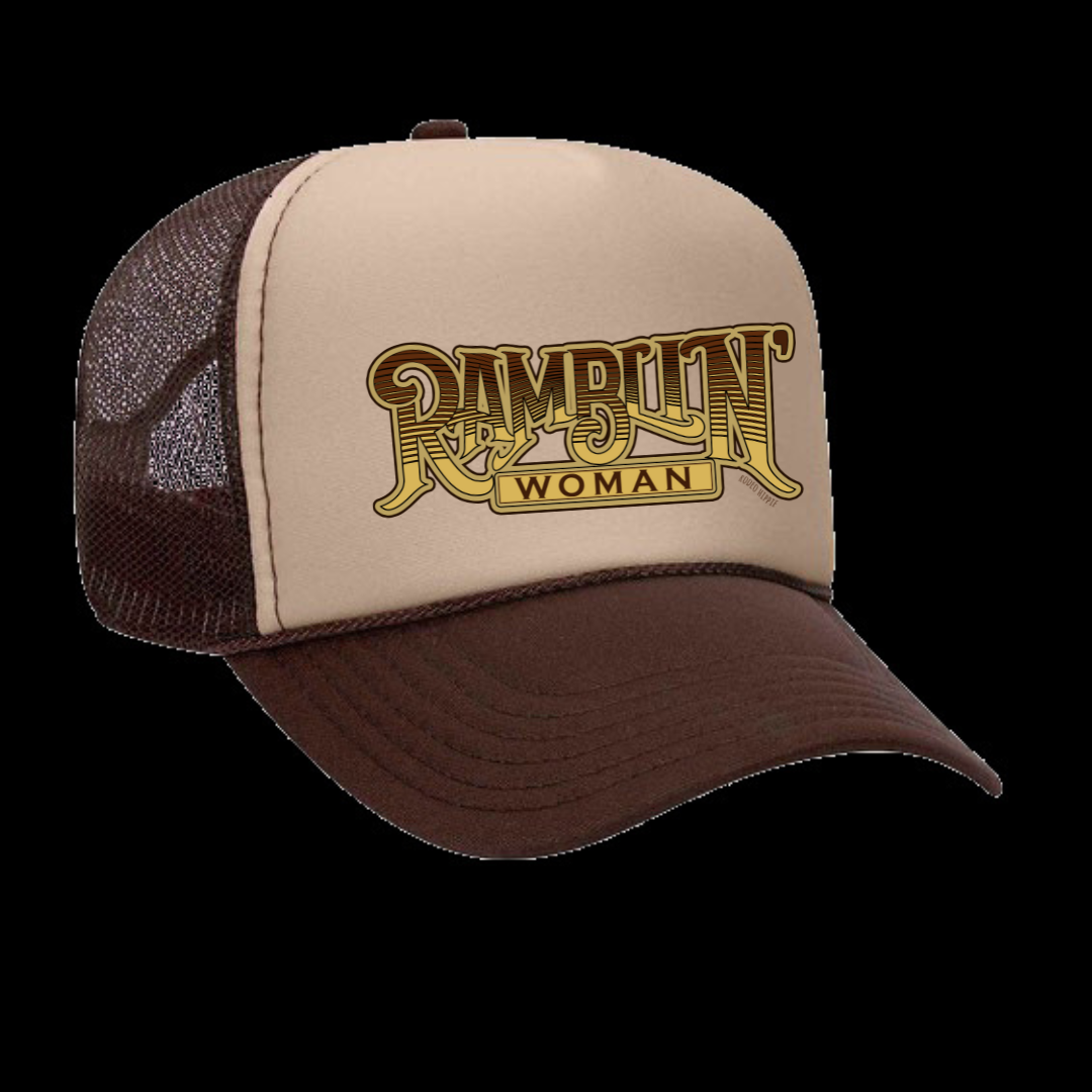 Ramblin' Woman Trucker Hat Brn/Tan